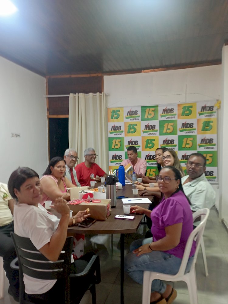Candeias: MDB definindo estratégia para eleição